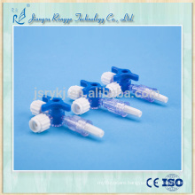 CE and ISO approved medical disposable 3 way stopcock without extension tube